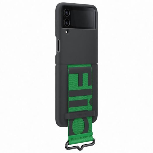 Silikonfodral med snodd SAMSUNG Galaxy Z Flip4 svart Svart