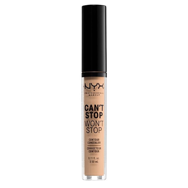 Concealer Corrector - NYX PROFESSIONAL MAKEUP - Can't Stop Won't Stop - Vattentät - 24h - Vegan 07 Naturligt