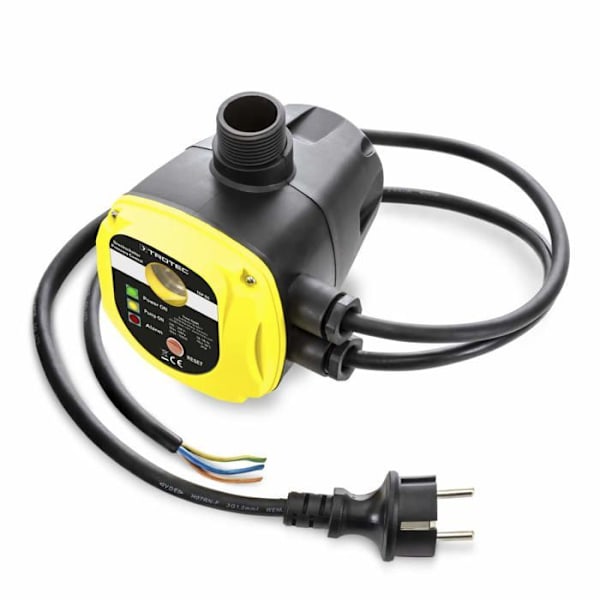 TROTEC Elektronisk tryckvakt TDP DS automatisk styrning för vattenpumpar utan stickpropp