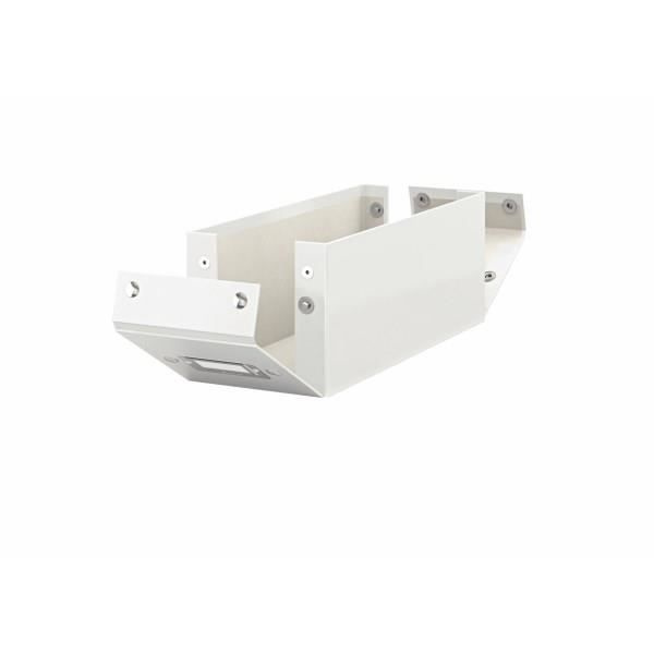 CD-förvaringsbox - LEITZ - Click & Store - Vit - Laminerad kartong - Mått 127x124x320 mm Vit