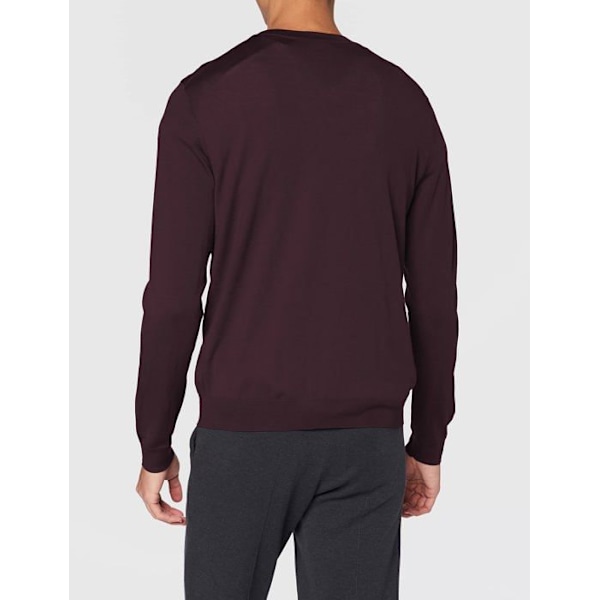 Falke Sweatshirt - 60001 - V-ringad långärmad herr Bourgogne jag