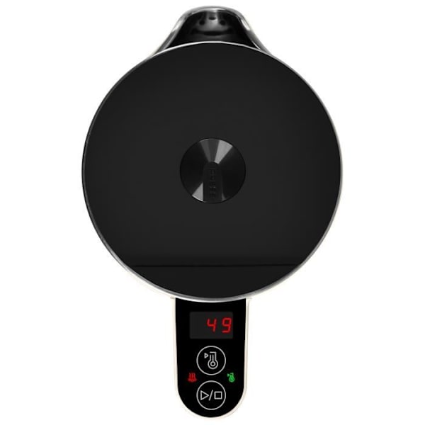 Elektrisk vattenkokare - KONCEPT - Norwood RK3305 - 1,5L - Temperaturhållningsfunktion - Mörkgrå Mörkgrå