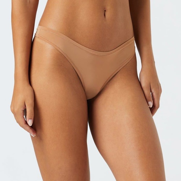 String - tanga Essentials - AEBEMF09M5Camel - Amazon String (Stora storlekar tillgängliga) Kvinna, 6-pack Noir/Bronze Lavé 40