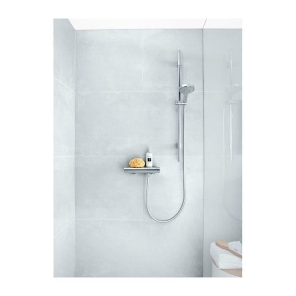 Termostatisk duschblandare GROHTHERM 2000 C3 hylla - GROHE - 34463-001 Grå krom