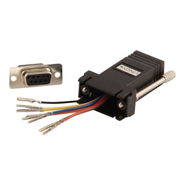 LINDY Adaptör Sub-D 9 F / RJ45 F