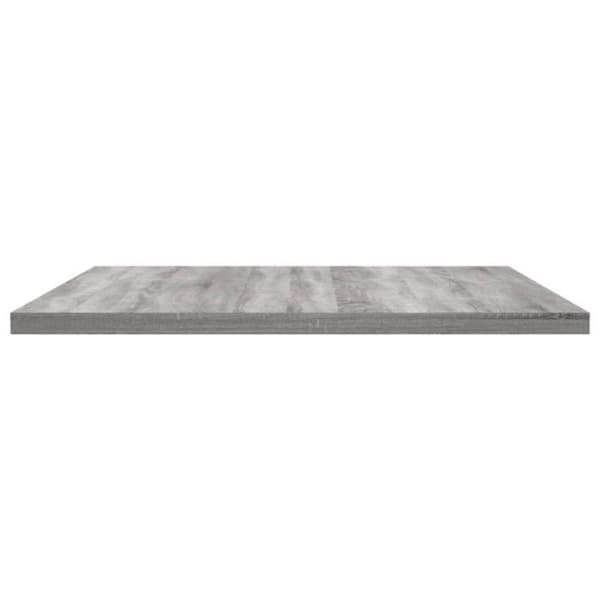Vägghyllor 4 st sonoma grå 60x40x1,5 cm ingenjörsträ
