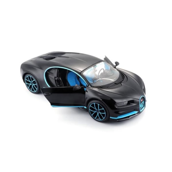 Bugatti Chiron miniatyr metallbil i skala 1/24 - MAISTO - Blå
