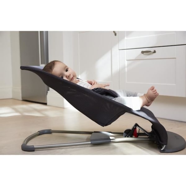 BABYBJORN Bouncer Bliss Färg Antracit, Mesh mesh, kolgrå