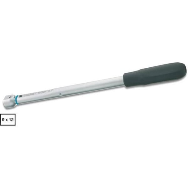 Hazet Momentnyckel - Tolerans: 2% - Fyrkantig hylsa 9 x 12 mm - Total längd: 240 mm - Nm min-max: 5 - 50 - 6391-50
