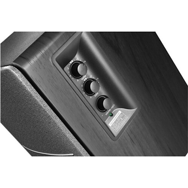 Edifier R1280DB - 2-vägshögtalare med Bluetooth, optiska, koaxiala och dubbla RCA-ingångar - Svart