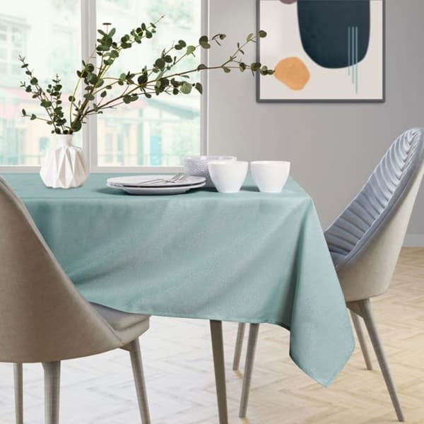 Bordduk - Empire - Oval 140x260 cm - Mint - Polyester Mynta