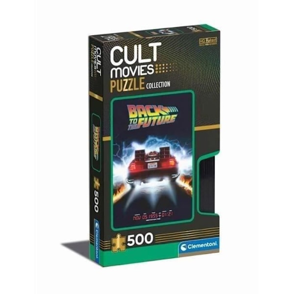 Tillbaka till framtidens pussel - Clementoni - 500 bitar - Cult Movies Collection Flerfärgad