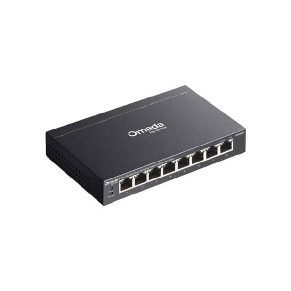 Switch TP-Link Omada ES208GP L2 Hanterad 8 Gigabit PoE+ Rack DIN