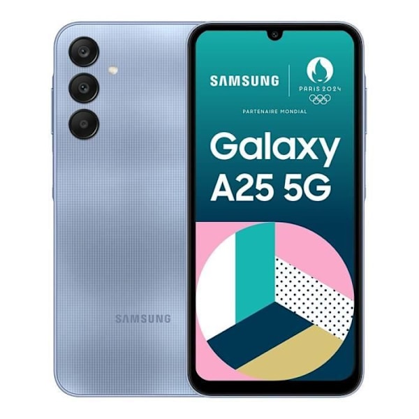 SAMSUNG Galaxy A25 5G Smartphone 128GB Blå Blå