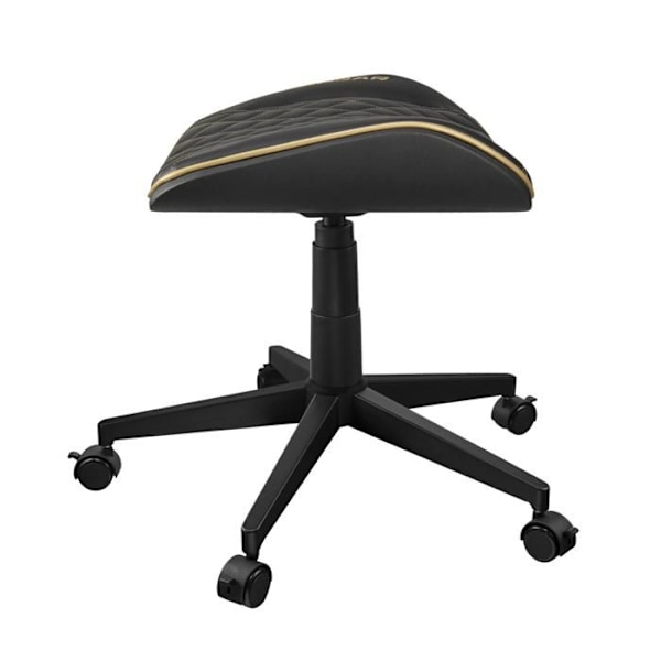 Gamingstol - Cougar Gaming - CROSSER GOLD - Multifunktionell puff/fotpall - Höjdjusterbar från 46 till 56 cm Svart