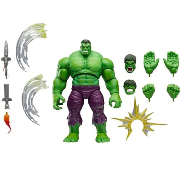 Actionfigur - Marvel - Maximum Series - Hulk - Grön - Premiumledningar Grön