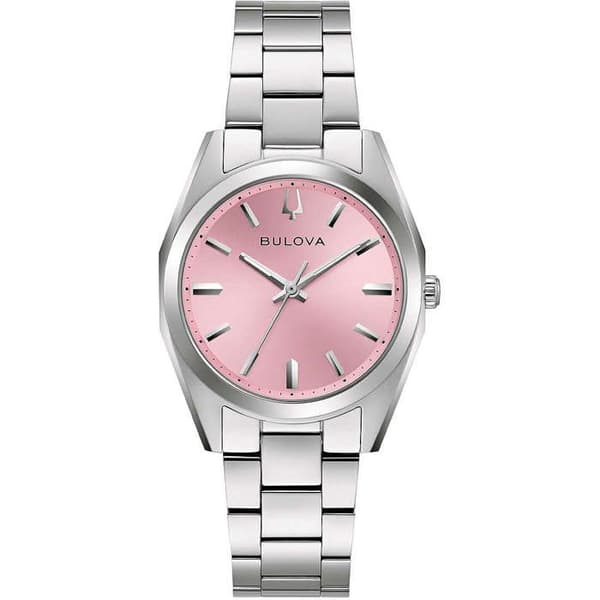 Klocka - Silverstål - Bulova - 96L348