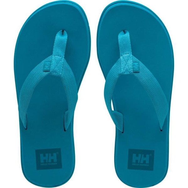 Helly Hansen Logo flip flops för kvinnor - karibiska havet/blågrönt - 39,3