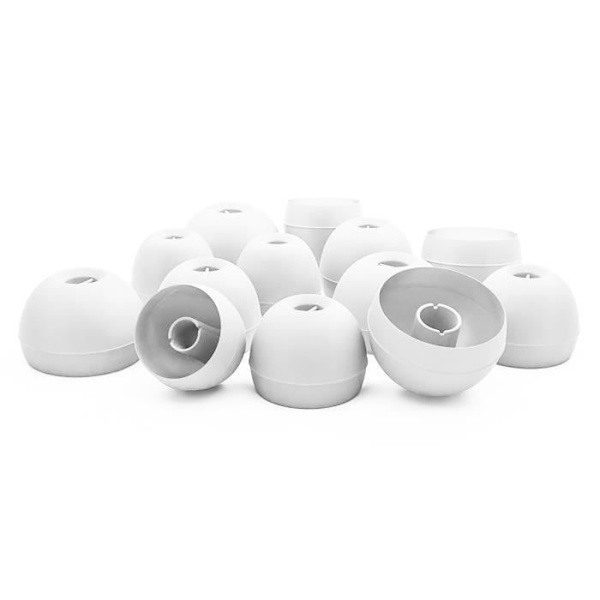 Siliconehörlurar - OKULI - CX 3.00, 5.00, 6.00, 7.00 - 12 Öronproppar - Optimal Komfort - In-ear Svart vit