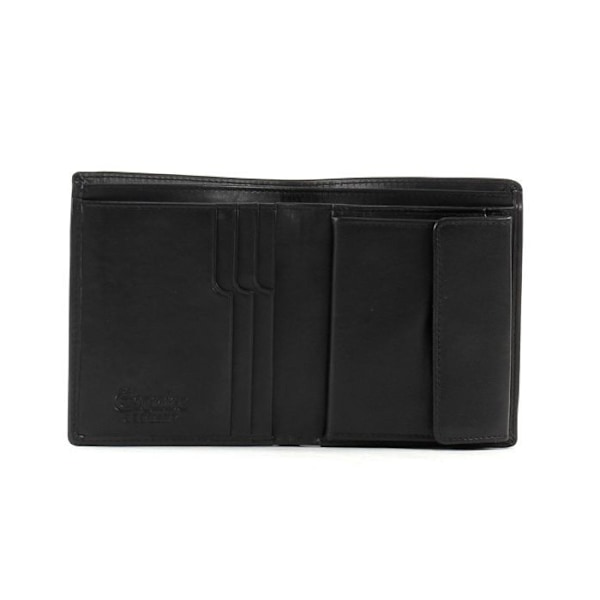 Plånbok - Esquire - Harry RFID Plånbok Hög S - Läder - Svart - Mjuk svart
