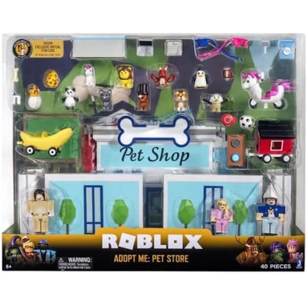 Roblox Figures - Deluxe Pet Shop Playset - Allt som kryper, flyger och humle - Anna, Doug och Holly