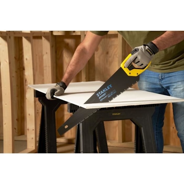 Handsåg - STANLEY - 2-20-149 - Jetcut - Bladpansar - Speciale gipspaneler 550 mm Gul