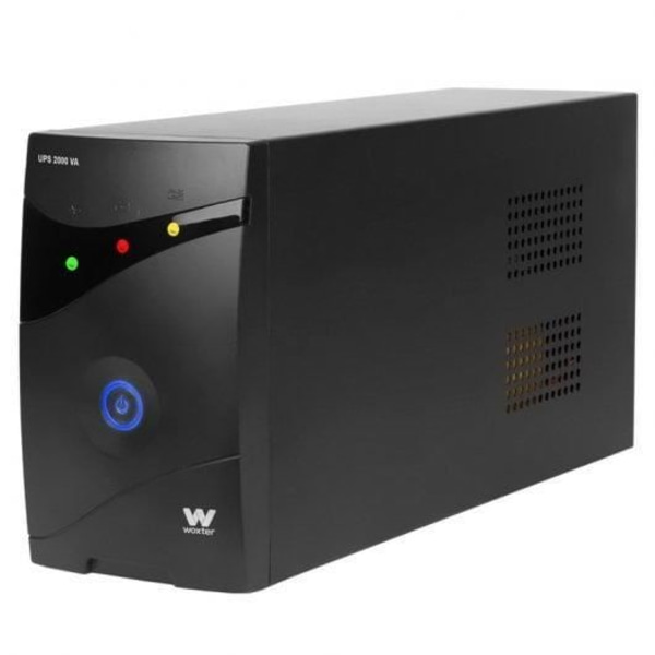 SAI - WOXTER - UPS 2000 VA - 1200W - Oavbruten strömförsörjning för kontorsutrustning Svart