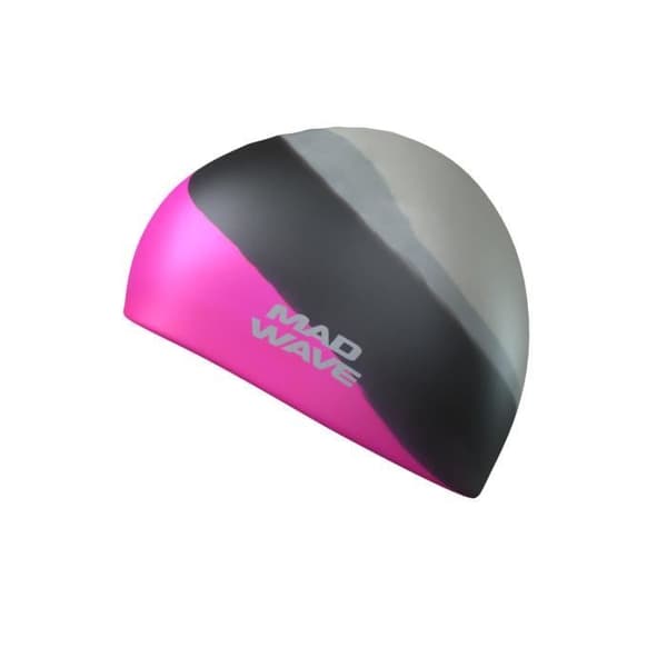 Badmössa - MAD WAVE - Multi Vuxen Stor - Rosa - One size - Klorbeständig silikon