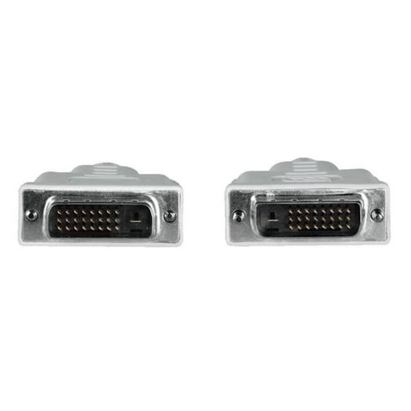 DVI-D hane / DVI-D hane dual link-kabel (24+1) - MCL - 2 m - Svart - Dataöverföring