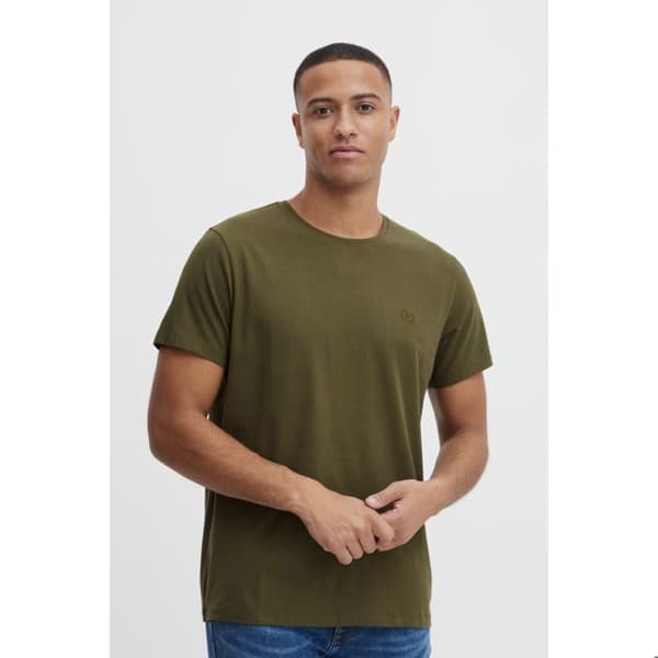 T-shirt Blend Diton Logotyp Regular Fit vintermossa XL