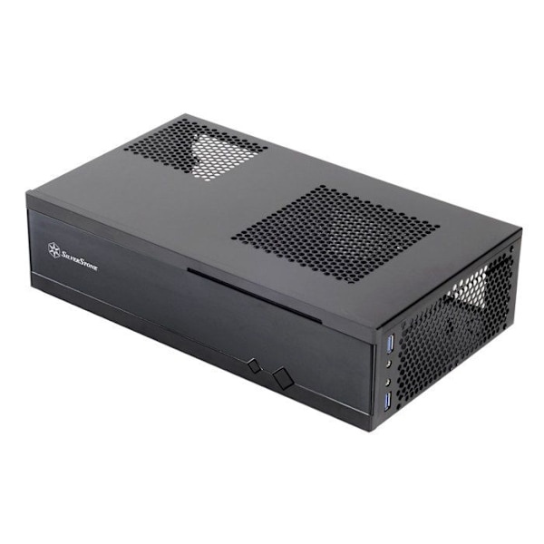 SilverStone SST-ML05B - Milo Silent HTPC Mini-ITX Slim datorfodral, svart