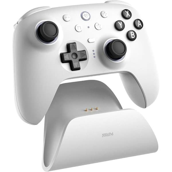 8BitDo Ultimate 2 Bluetooth - Switch 1 & 2 / PC Windows - Vit utgåvan Vit