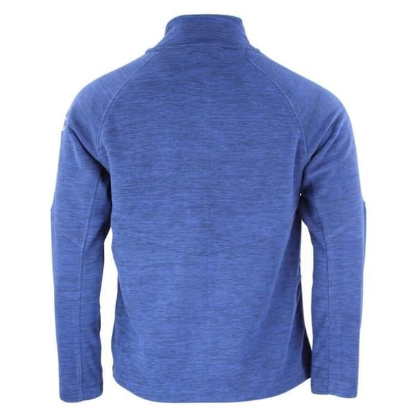 CROCO fleecejacka för män - PEAK MOUNTAIN - Marinblå - Vit - 100 % polyester - Nej Marin