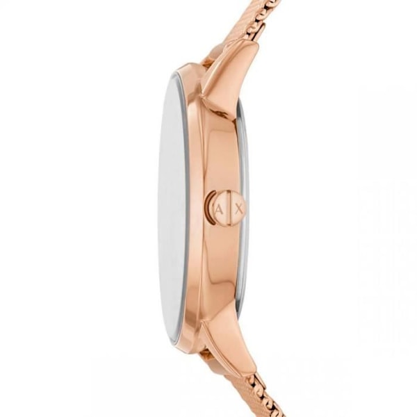 Armani Exchange Damklocka Quartz Analog Analog Stålarmband Ip-rosé AX7121 Ip-rosé