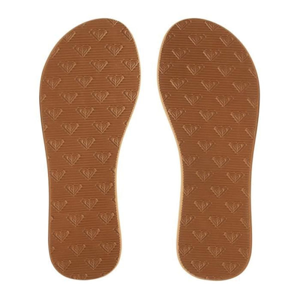 Flip Flops för kvinnor - Roxy - Costas - Remmar i syntetiskt läder - Svarta Svart 40