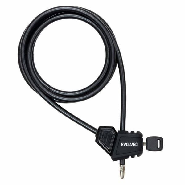 EVOLVEO StrongVision LOCK, justerbar låskabel 8mm x 2m
