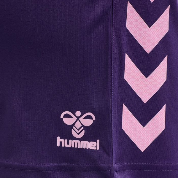 Hummel hmlCORE shorts för kvinnor - lila/rosa - S - Slitstark dubbelstickad BEECOOL®-teknik Lila/rosa S