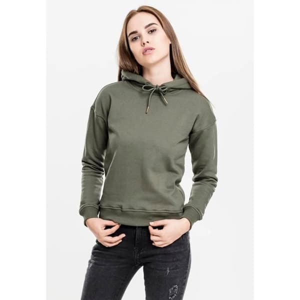 Urban Classics Dam - BASIC Hoody oliv Grön M