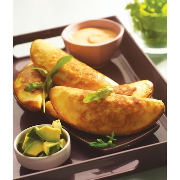 Empanada tallrikar - TEFAL - Snack Collection - Non-stick - Tål maskindisk Svart