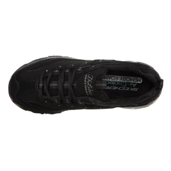 SKECHERS D'Lites-Play On Women's Sneakers - Svart - Syntet - Snören Svart 38