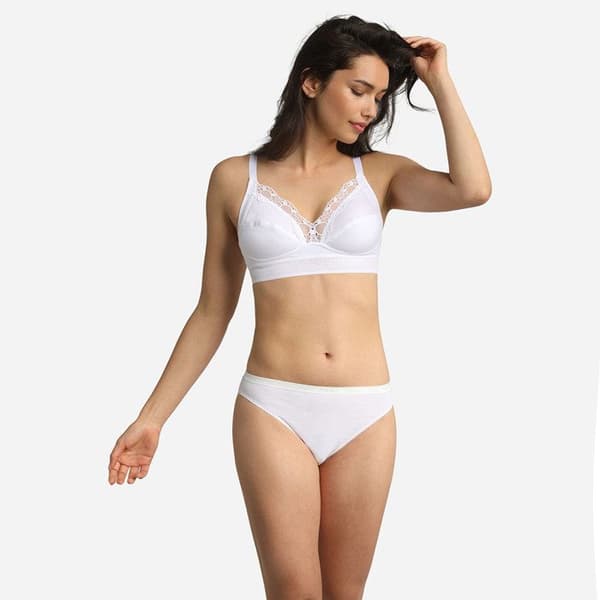 Bystöd utan bygel FEEL GOOD SUPPORT BIO Vit 105E