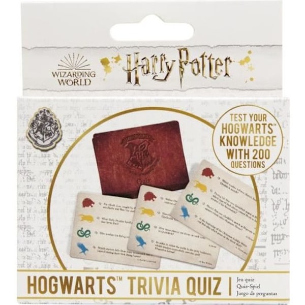 Hogwarts Trivia Quiz Licensierad Harry Potter Allmänna kunskapsspel