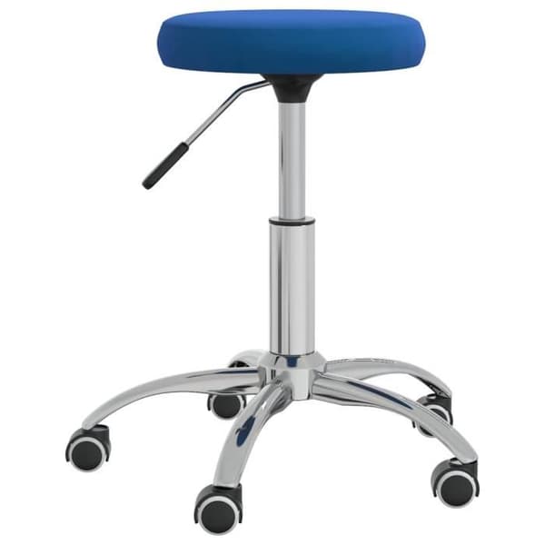 vidaXL Massagepall Sammet Blå