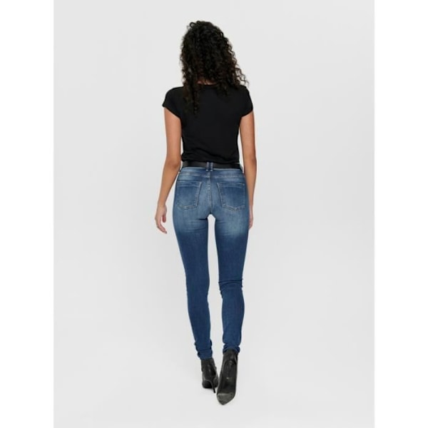Jeans dam - Only - Shape life - Mörkblå denim - Skinny - Standardstorlek mellanblå denim 29