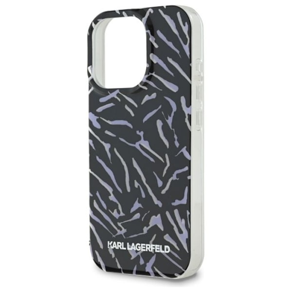 Coque Karl Lagerfeld Zebra med snöre för iPhone 16 Pro Max (violett)