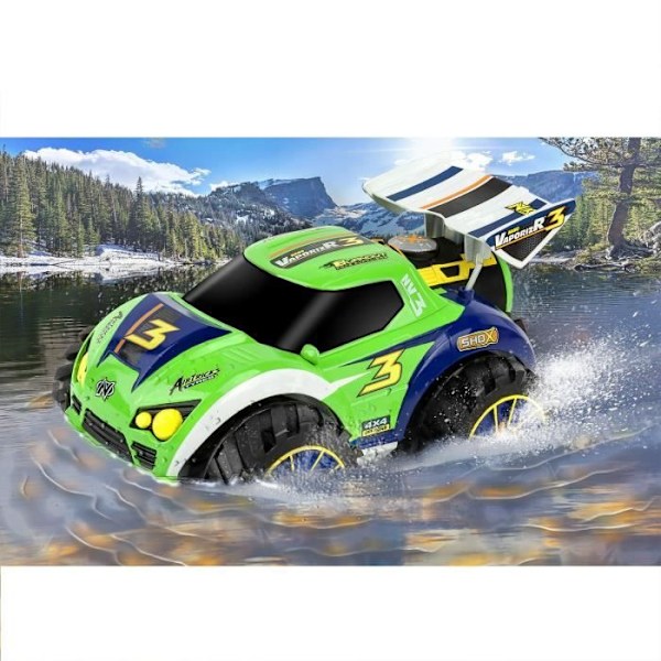 Fjärrkontrollbil NIKKO NANO VAPORIZR NEON amfibie 4x4 2,4 Ghz 15 km/h - Grön