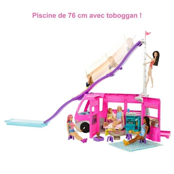Barbie®-76cm Transformerbar husbil HCD46