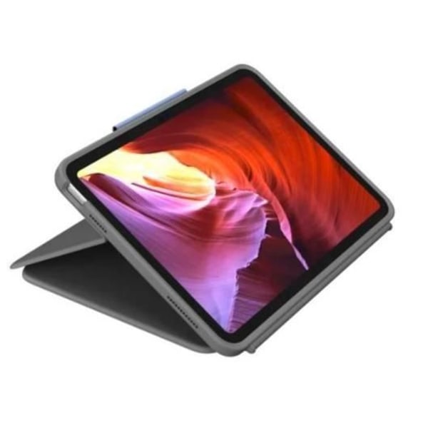 Logitech Rugged Folio för iPad (10:e generationen) Skyddande tangentbordsfodral med Smart Connector-programvara och tangentbord