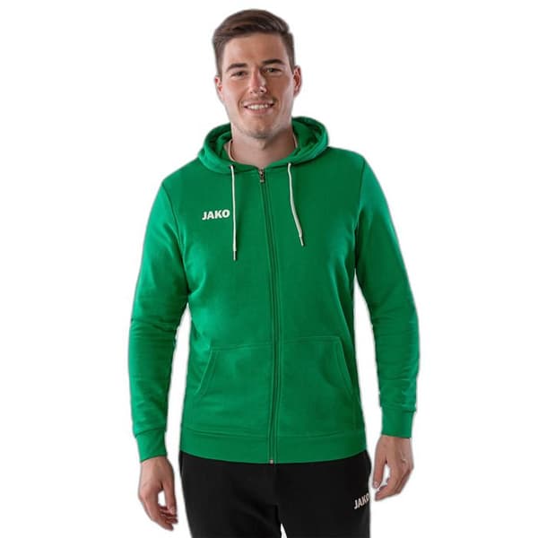 Jako Base hoodie - grön Grön S