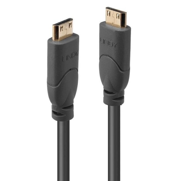 Lindy mini HDMI till mini HDMI-kabel - grå - 2 m